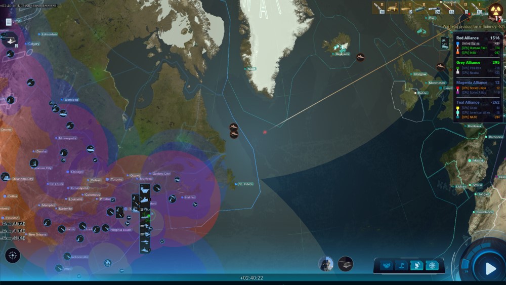 Strategy and Wargaming News ICBM Escalation Screenshot